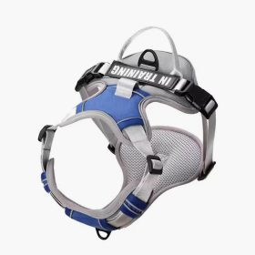 Nylon Adjustable Dog Harness Personalized Dog Harness Vest Reflective Breathable Pet Harness Leash For Small Medium Large Dogs