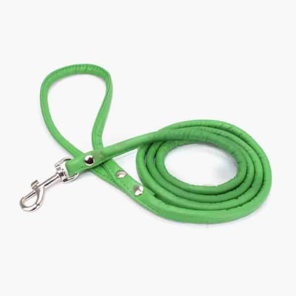 Hand-made Real Leather Pet Puppy Dog Leash for Small Dogs and Cats Lightweight Slender Genuine Leather Dog Leash Brown Red Green - Image 5