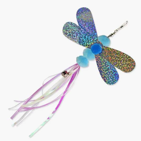 4PCS Pet Supplies Cat Teaser Wand Refill Funny Butterfly Kitten Teaser Stick Replacement Refill Attachment Plush Tassel Cat Toys - Image 3