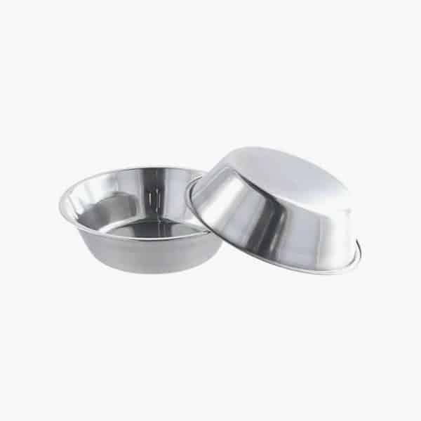 Pet Supplies Large Capacity Dog Bowl Non-rust Stainless Steel Cat Water Feeder Bowls Silver Pet Food Container Kitten - Image 2