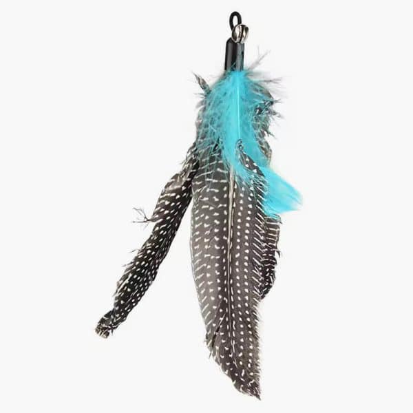 5pcs Feather Accessories Of Cat Stick Replace Cat Toy Teaser Stick Replacement Pet Toy - Image 3