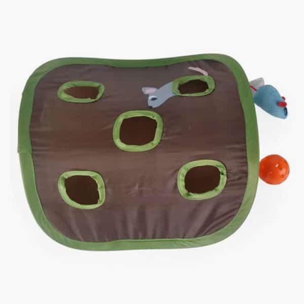 Cute Pet Cat Interactive Hide Seek Game 9 Holes Tunnel Mouse Hunt Intelligence Toy Pet Hidden Hole Kitten Foldable Toys - Image 4