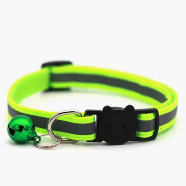 Mini Adjustable Dogs Collars Puppy Bell Necklace Bow Tie with Reflective Strips Cats Pattern Buckle Collars for Pets Accessories - Image 4